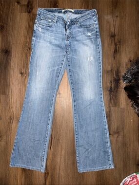 Big Star Washed Blue remy mid rise boot Jeans